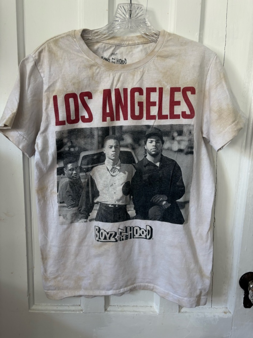 Boyz N the Hood Los Angeles Graphic Tee - White/Red